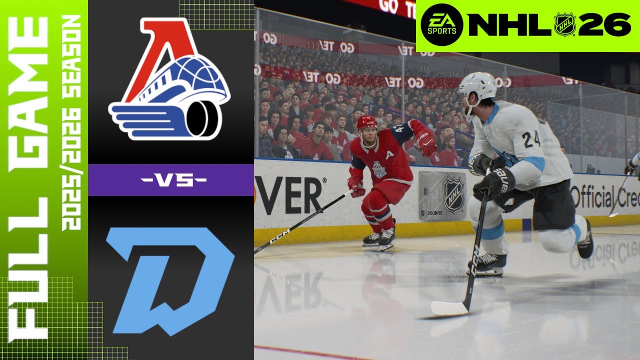 NHL 26 | KHL | LOKOMOTIV Yaroslavl - DINAMO Minsk | FULL GAME SIM | PS5