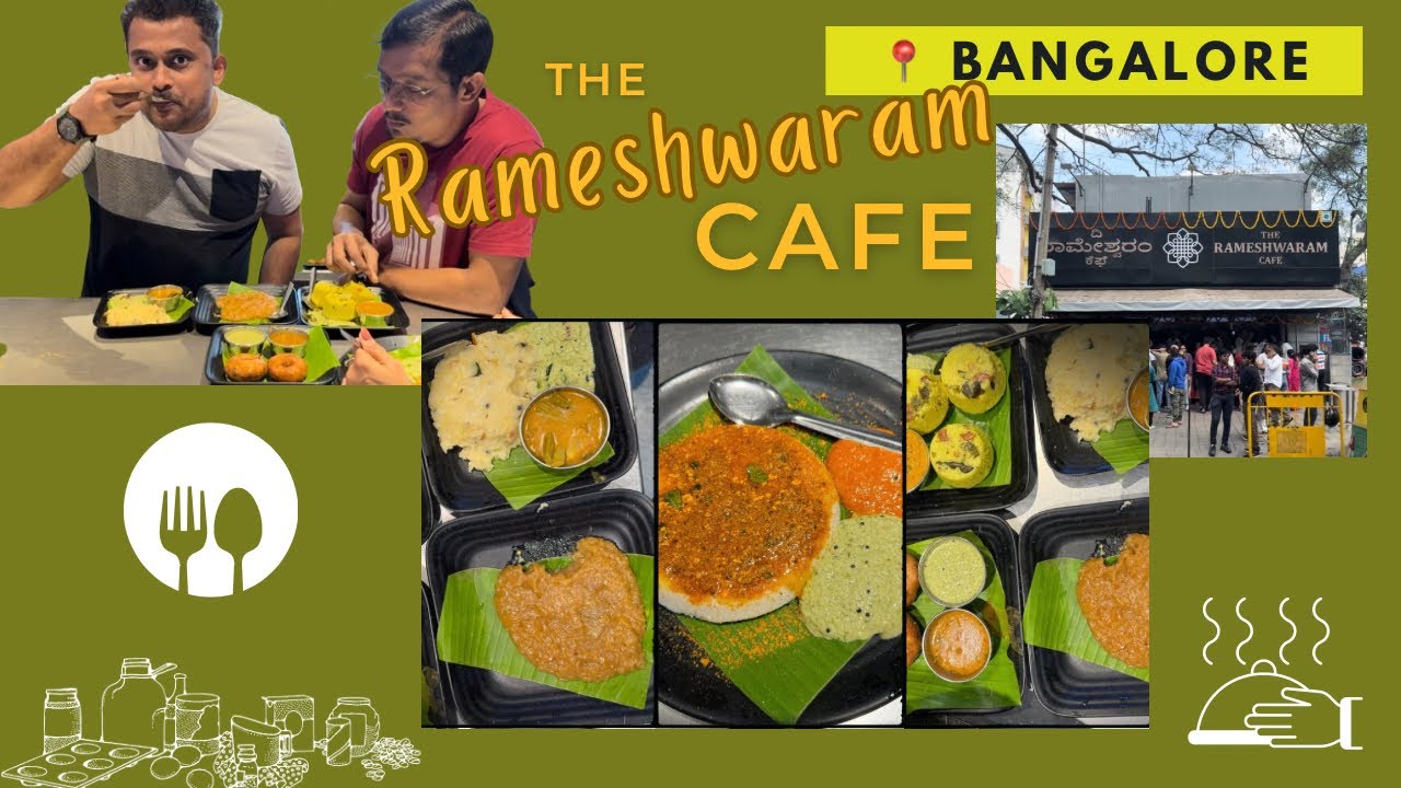 The Rameshwaram Cafe 🍽️ Most Famous in Bengaluru | Jaffer Shadiq