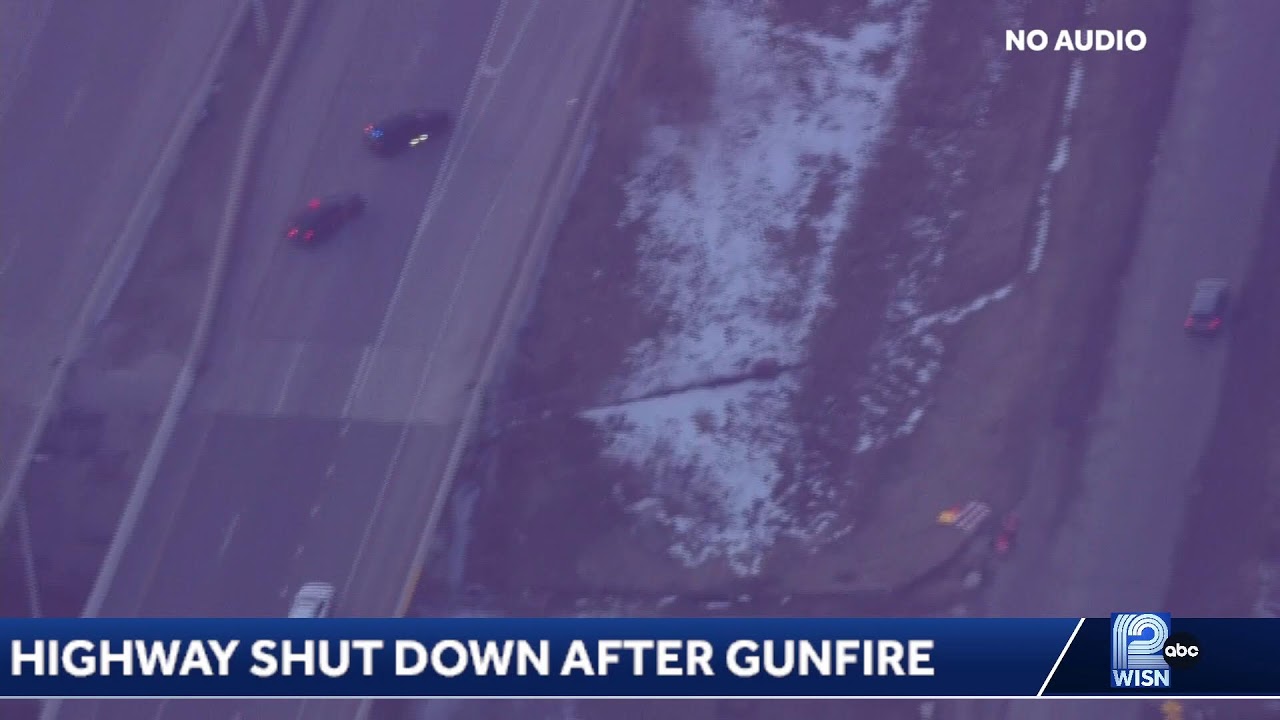 Highway 145 northbound is closed after gunfire struck a vehicle