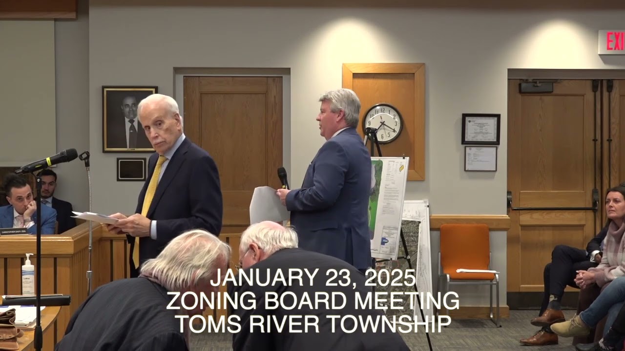 25-01-23 TOMS RIVER TOWNSHIP ZONING BOARD MEETING