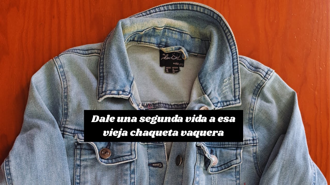 ✂️ Dale una SEGUNDA VIDA a esa VIEJA chaqueta VAQUERA con este método fácil ♻️