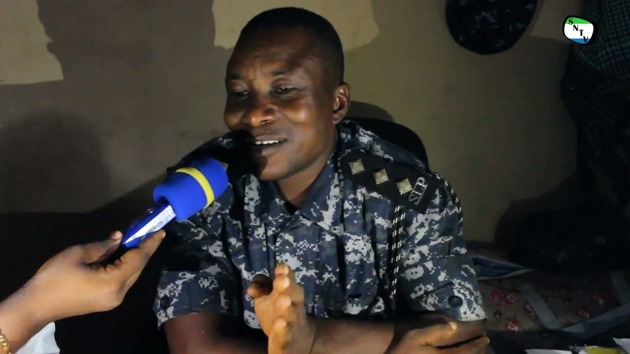 Talk To The Camera - DSP. Septimus Sheka Vandy Operations Officer Eastern Police - Sierra Leone