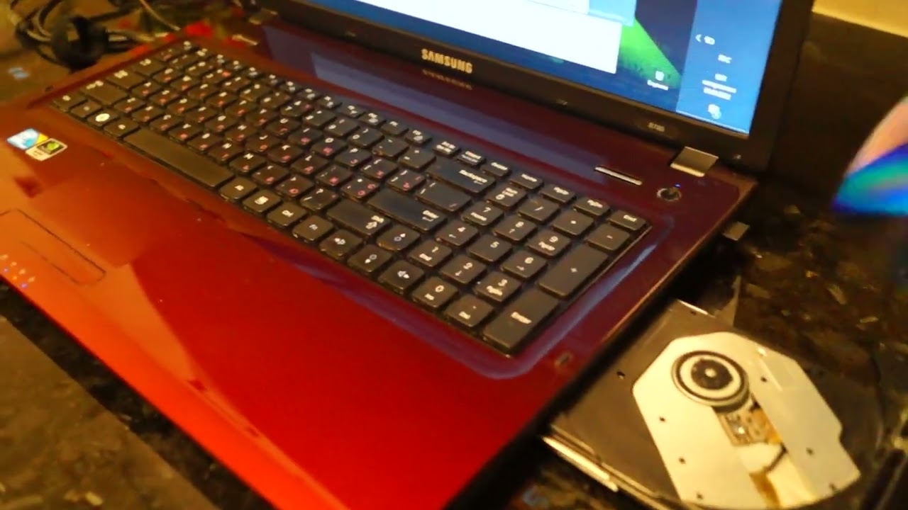 work example laptop Samsung R780, 17.3