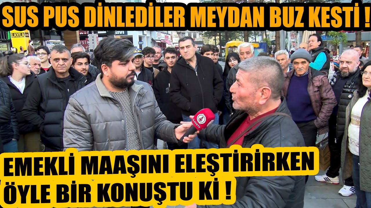 Meydan buz kesti ! Emekli zammını eleştirirken öyle bir konuştu ki ! Soluksuz dinlediler !