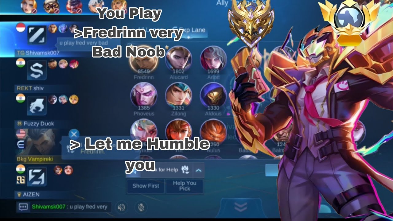 Global Fredrinn Humbles Teammate and One Shots Enemies 