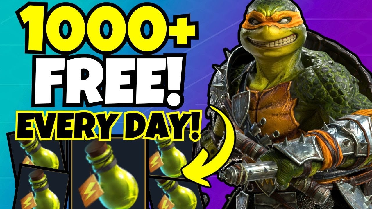 Получайте более 1000 БЕСПЛАТНОЙ энергии КАЖДЫЙ ДЕНЬ!!! [Рейд: Shadow Legends]