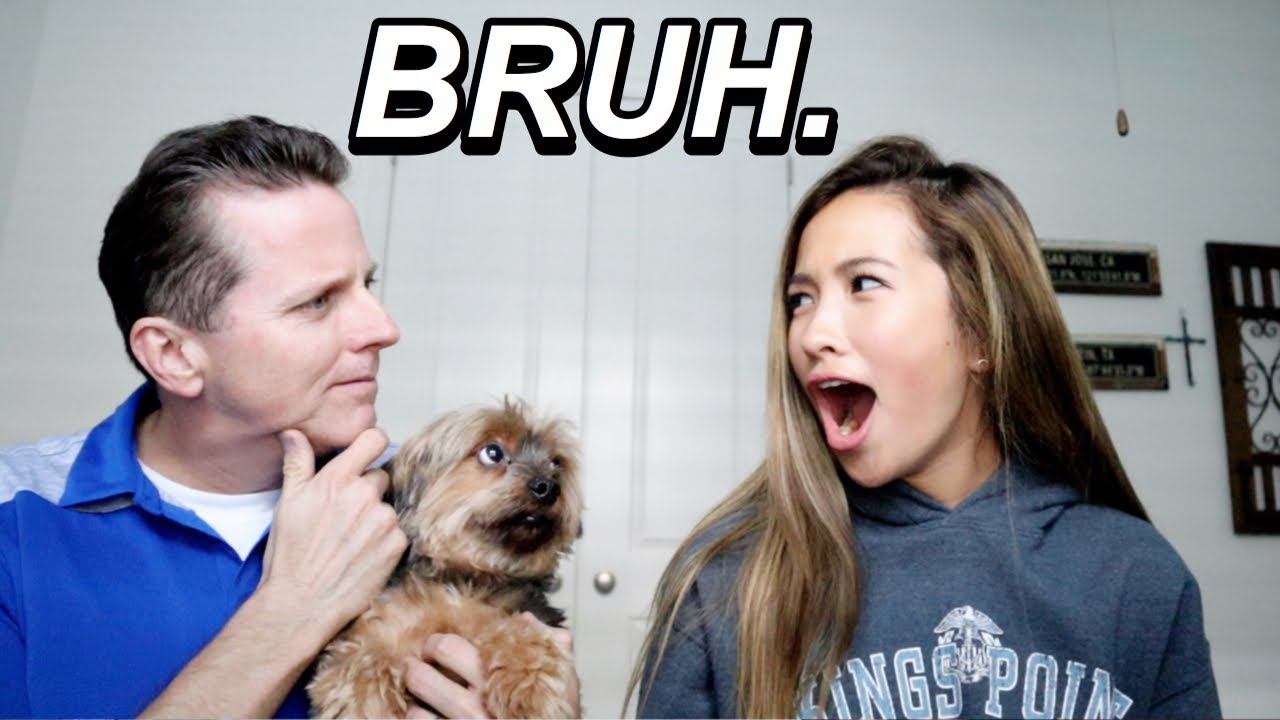 my dad guesses the next lyrics to my original songs