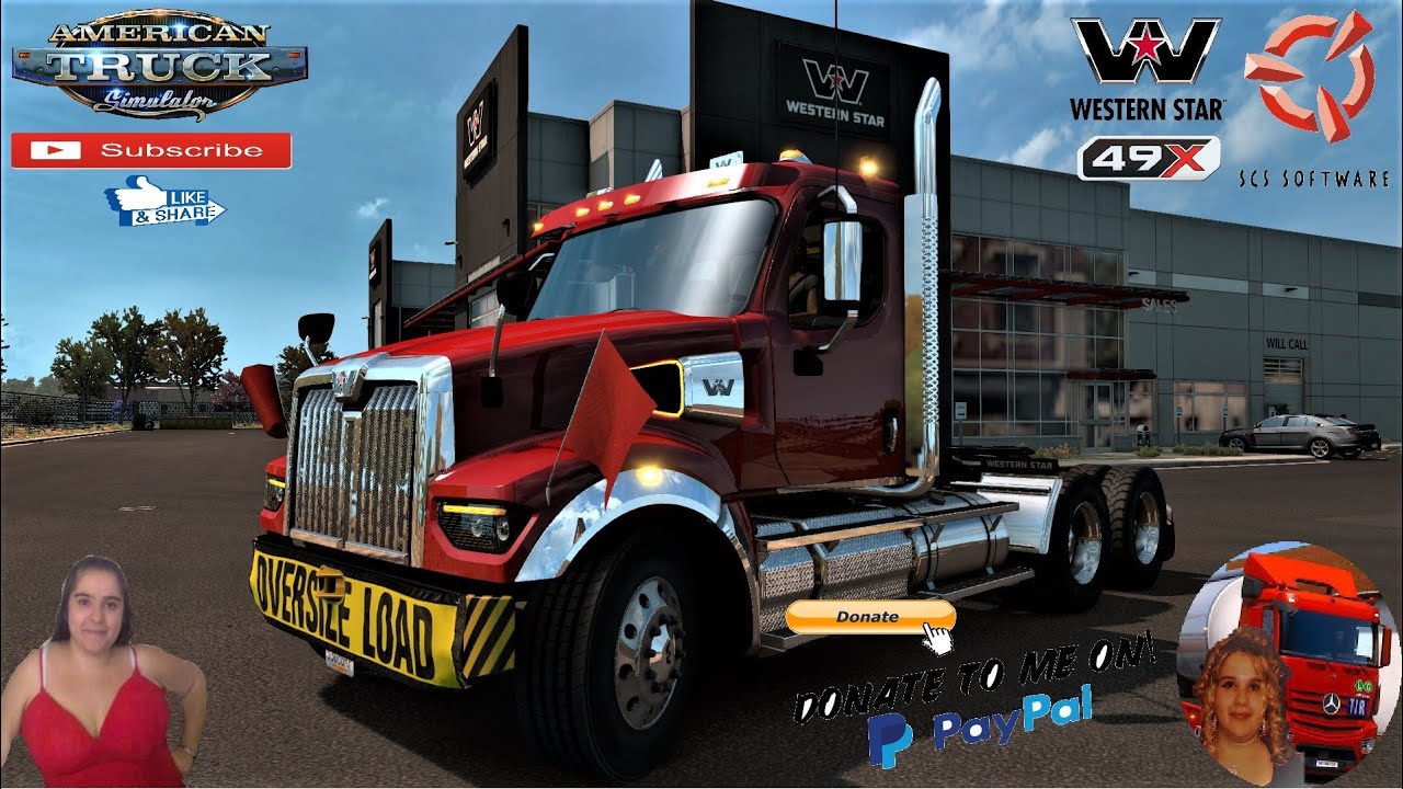 American Truck Simulator (1.38) New Truck SCS: DLC Western Star 49X First Look + DLC's & Mods