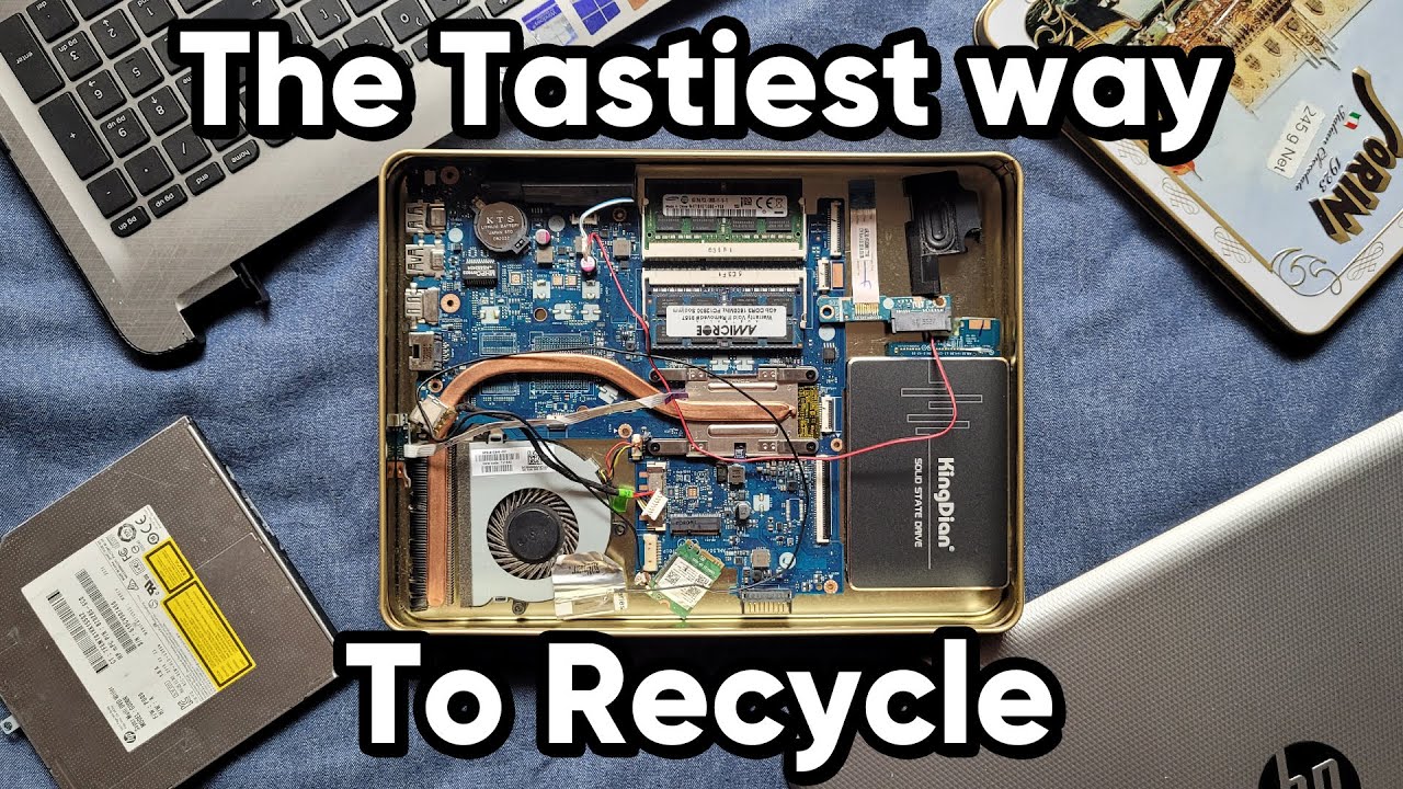 Turning a Laptop into a Desktop? - Cookie Tin PC [Part 1]