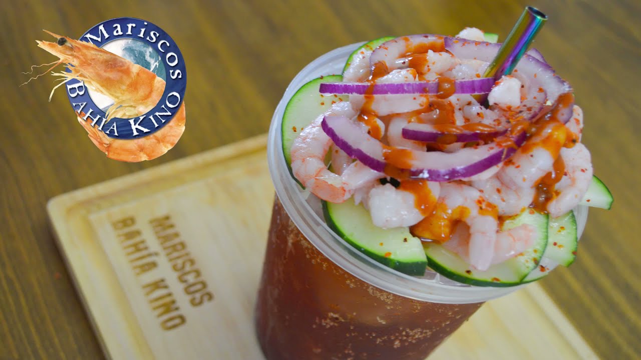 Michelada con Camarones