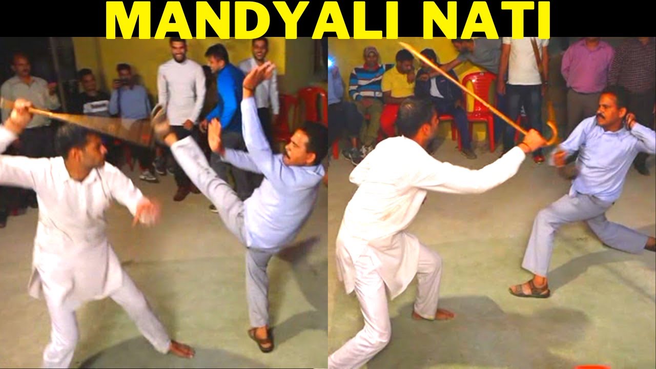 हिमाचल की लठ वाली मंडयाली नाटी // धमाकेदार नाटी ❤️ मण्डी की नाटी ❤️ Mandyali Nati