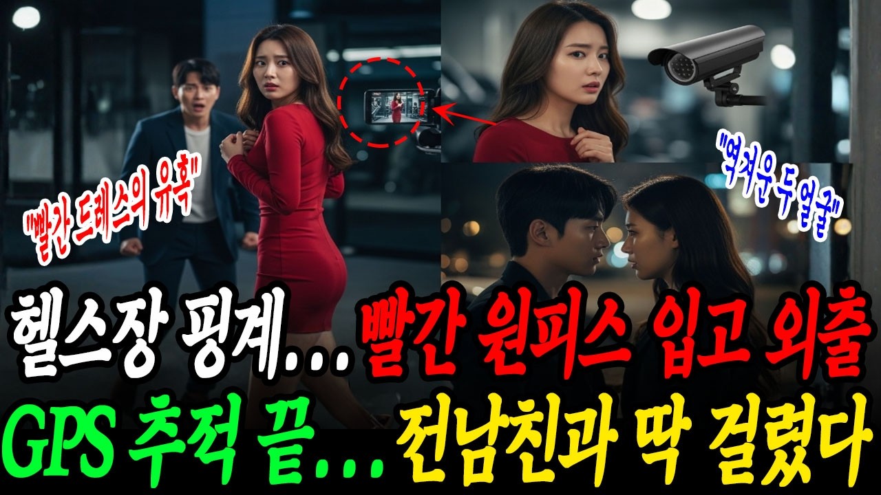 [불륜썰] 헬스장 간다던 아내, CCTV 속 빨간 드레스의 정체는? GPS 추적 끝에 목격한 전남친과의 역겨운 외도 현장