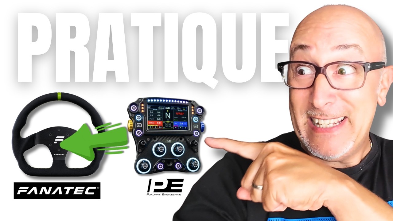 LE VOLANT ROND ULTIME ? 🏎️ Montage & Test du Dashboard Pokorrnyi GTB Pro sur Rim Fanatec !