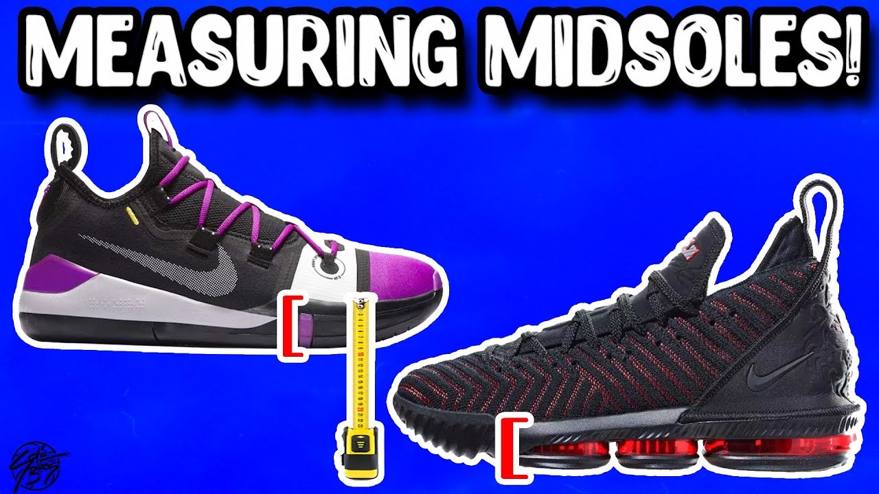 What's The Thickest and Thinnest Midsoles in Basketball Shoes!