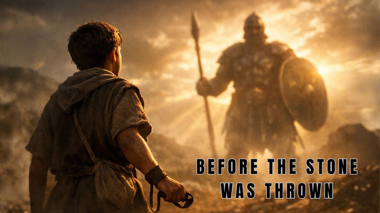 Before the Stone Was Thrown | David vs Goliath (Powerful Christian Worship Song)