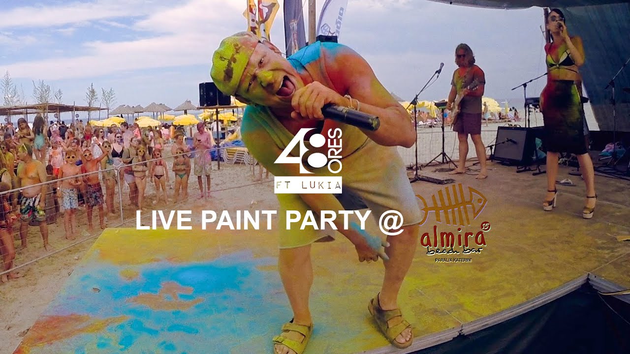 48 Ores ft Lukia - Live Paint Party @ Almira Beach Bar