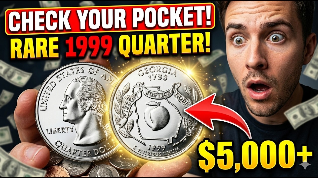 Check Your Pocket! 1999 Georgia Quarter Worth Big Money