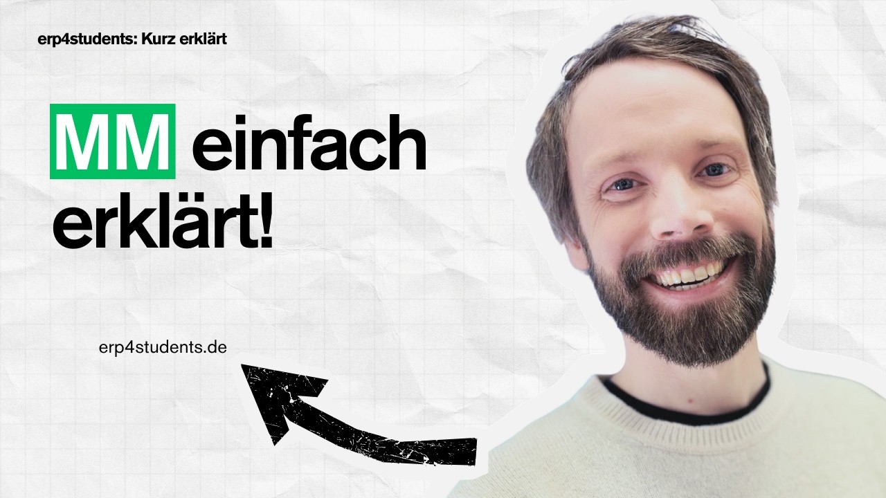 erp4students: Kurz erklärt - Was ist eigentlich Materialmanagement?