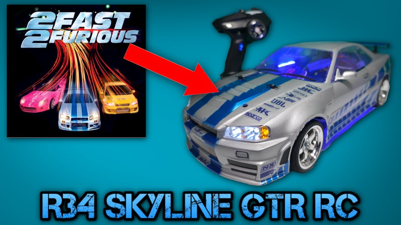 R34 Nissan Skyline GTR 2 Fast 2 Furious 1/10