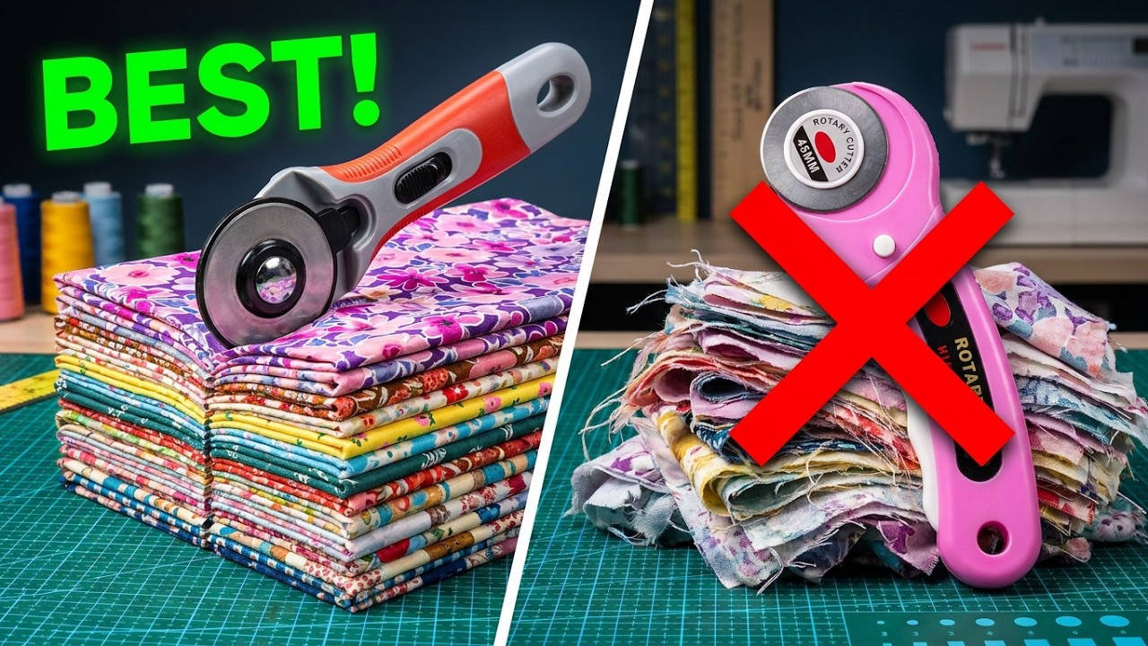 Какой дисковыйнож  лучше?Результат удивил даже меня.#Пэчворк,#Patchwork,#Prym,#Butinette,#Temu