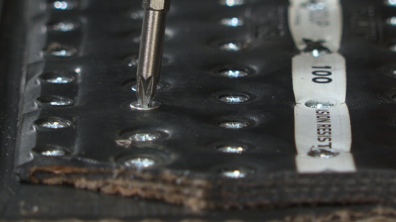 MLT Super-Screw® Original Flexible Rubber Fastening System Installation