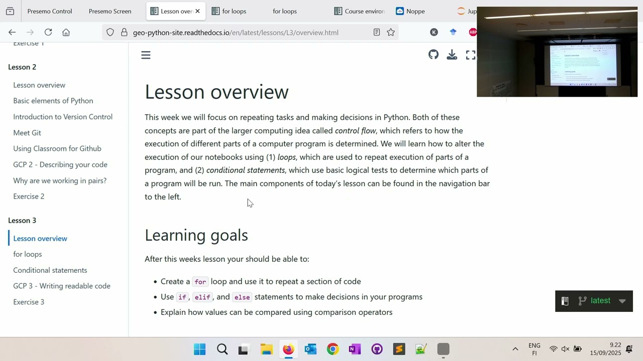 Geopython 2025 - Lecture 3