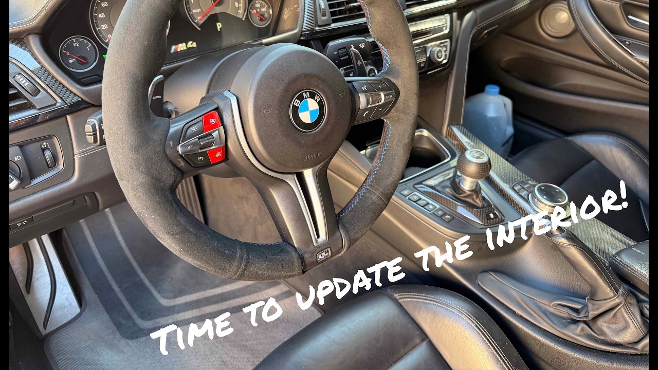MY F82 M4 GETS SOME NEW INTERIOR UPGRADES!