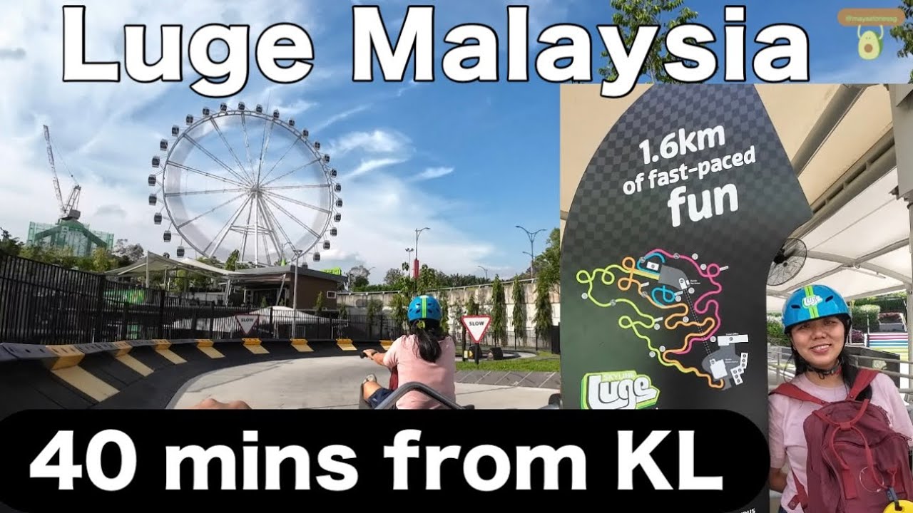 Семейные гонки на спусках в Skyline Luge Malaysia 🏎️
