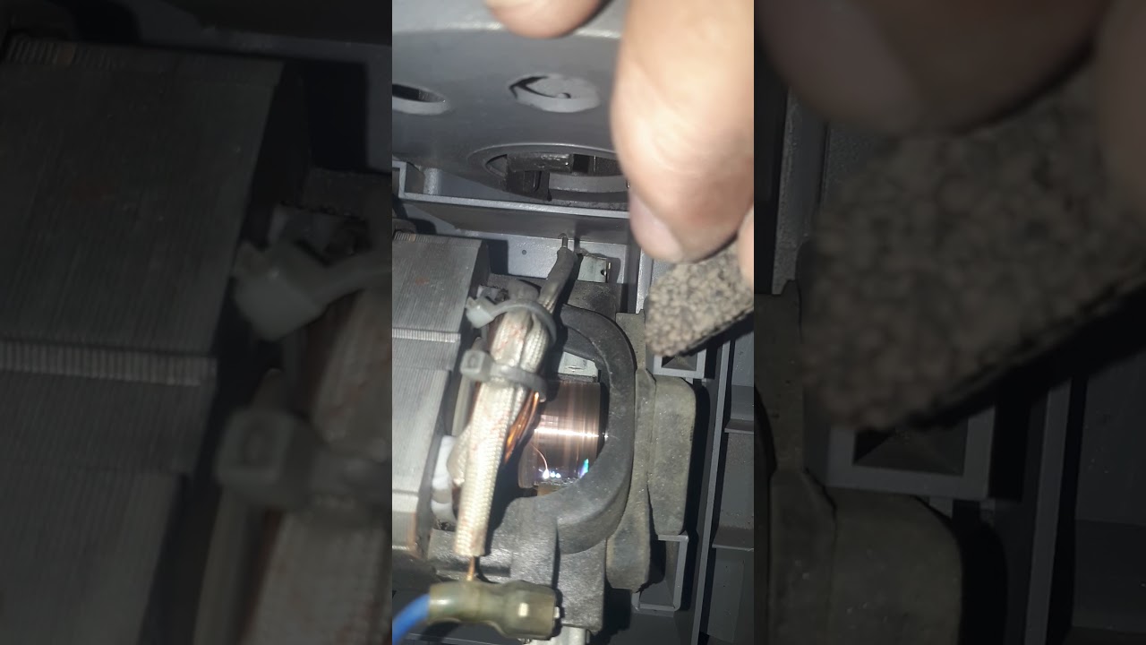 motor de aspirador de pó. como eliminar faíscas do motor.