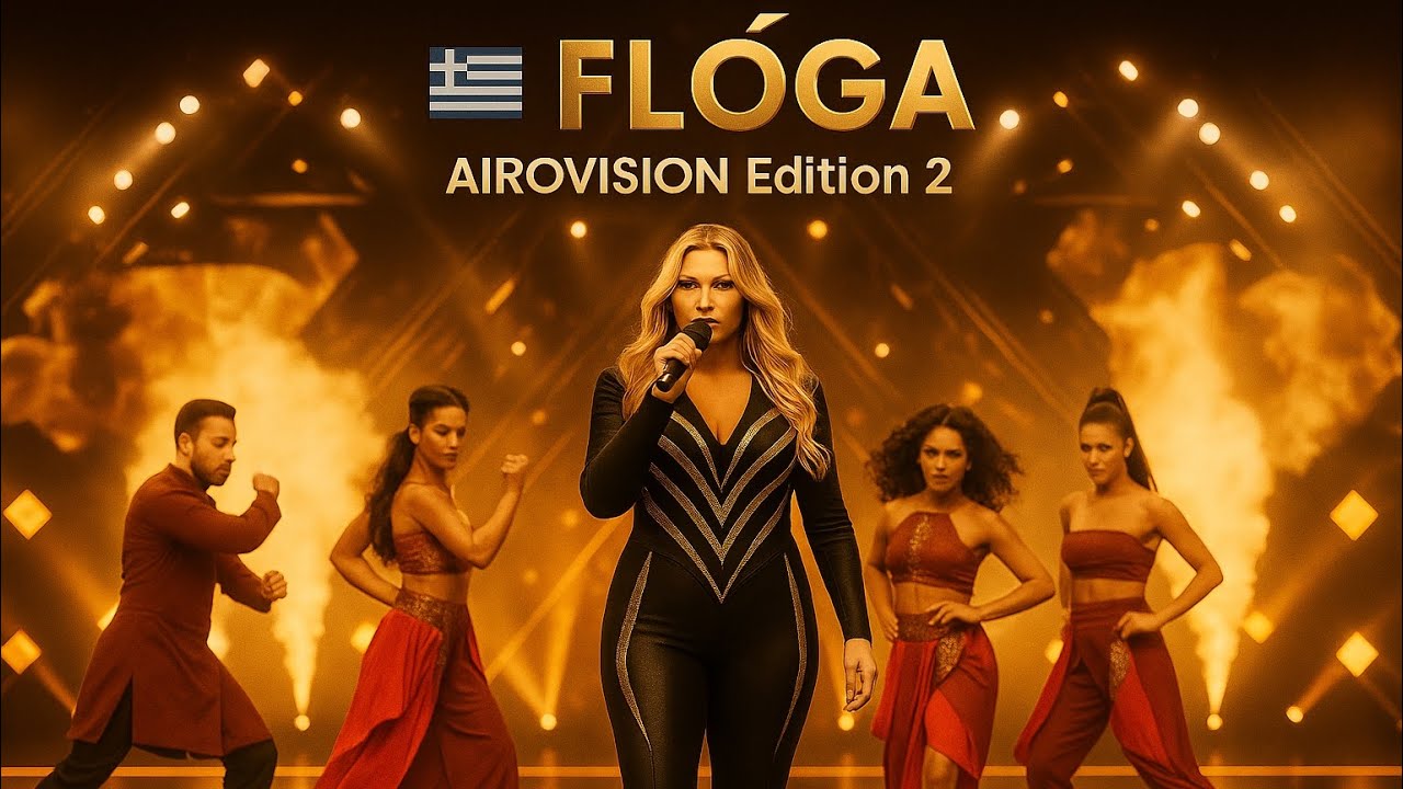 🇬🇷 Nefeli with Friends &ndash; FL&Oacute;GA | AIROVISION Edition 2 &ndash; Greece&rsquo;s National Final Winner 🔥✨