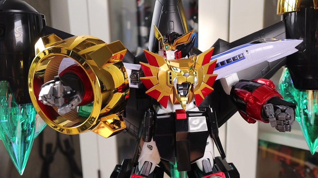 Bandai Soul Of Chogokin Gx-68x Star Gaogaigar Option Set/ Gx-69r Goldymarg (Unboxing/Poses)
