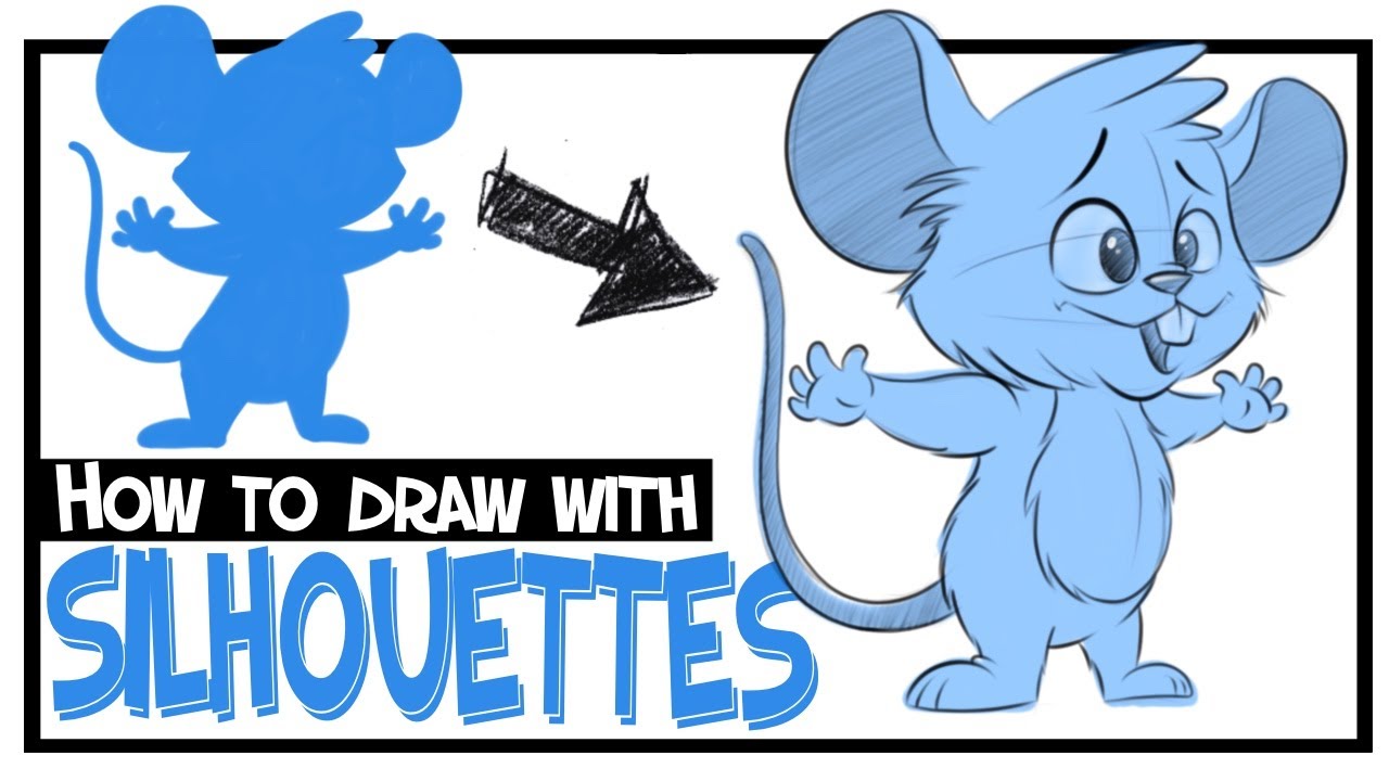 How to Draw With Silhouettes: Cartooning 101 #14