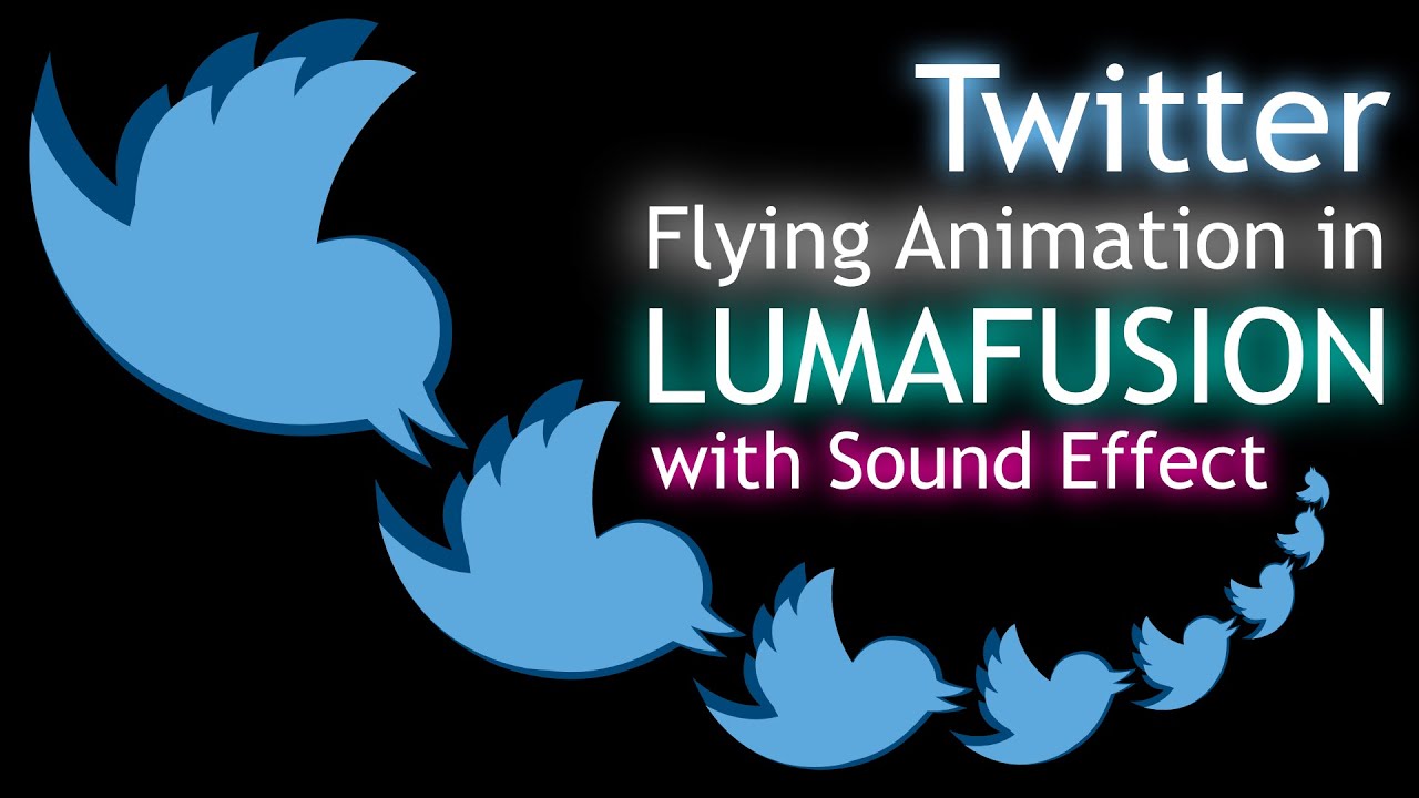 Bird Flying Real Animation in Lumafusion Tutorial