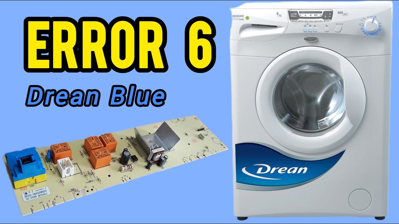 ERROR 6 - Lavarropas DREAN BLUE