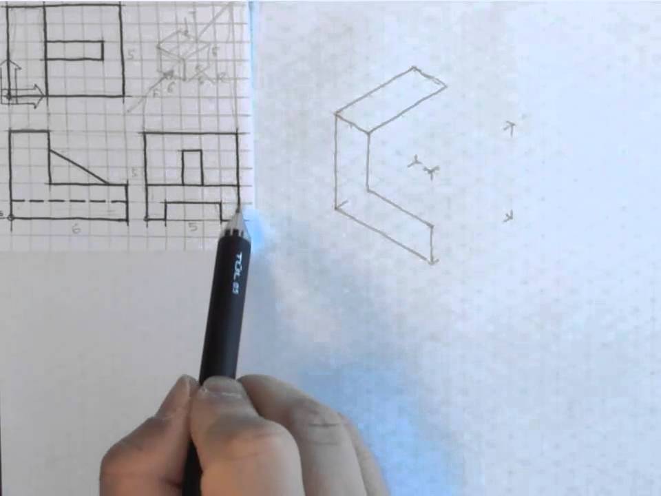 ENGR 6: Chapter 7 Interpreting Multiview Drawings - Isometric Sketching Exercise