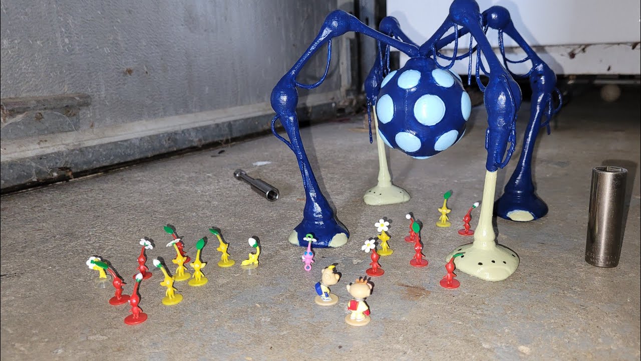 Pikmin at the Below-Grade Workbench!
