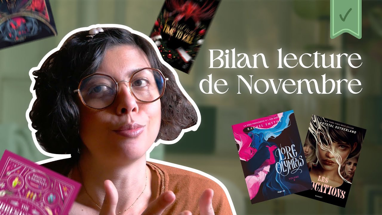 Bientôt la fin de l'année avec mon bilan lecture de novembre ! 📚