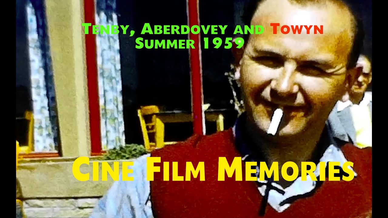 Tenby, Aberdovey and Towyn Summer 1959, Amateur Home Movie Cine Film