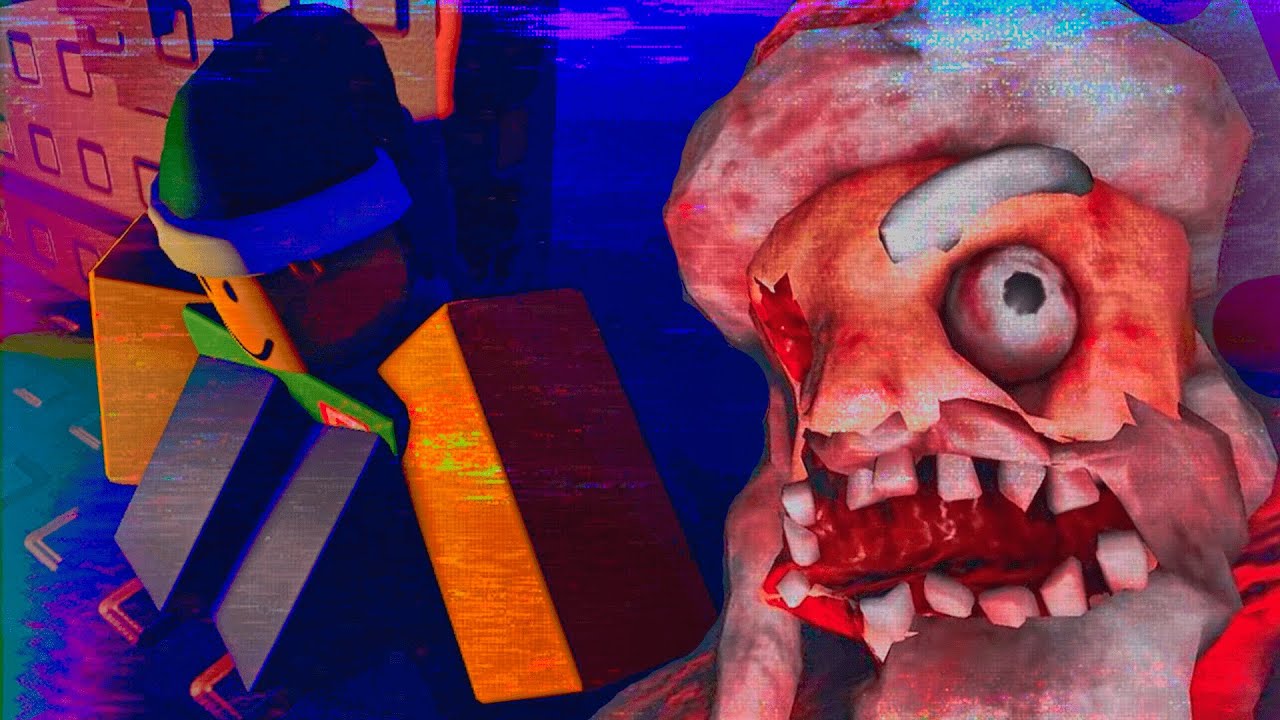 *САНТА УБИЙЦА* МЫ СБЕЖАЛИ ОТ САНТЫ В РОБЛОКС! | Claus Carnage [HORROR] | роблокс хоррор