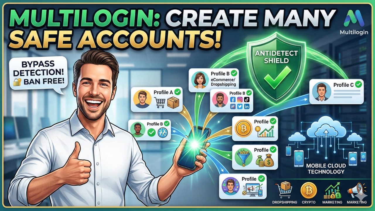 Multilogin Antidetect | create and Manage Multiple Accounts