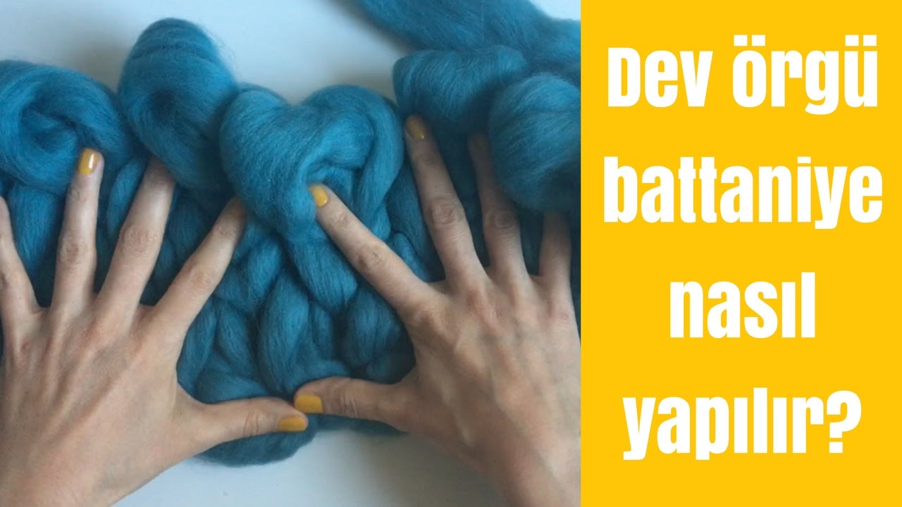 Dev Örgü Battaniye Kolayca Nasıl Yapılır? | 10marifet
