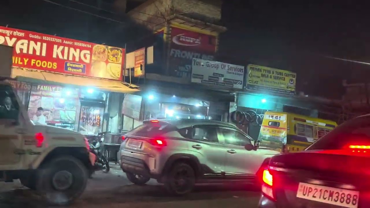 Shahdara to Ghaziabad Night Drive | Beautiful Night View Road Trip 🌃