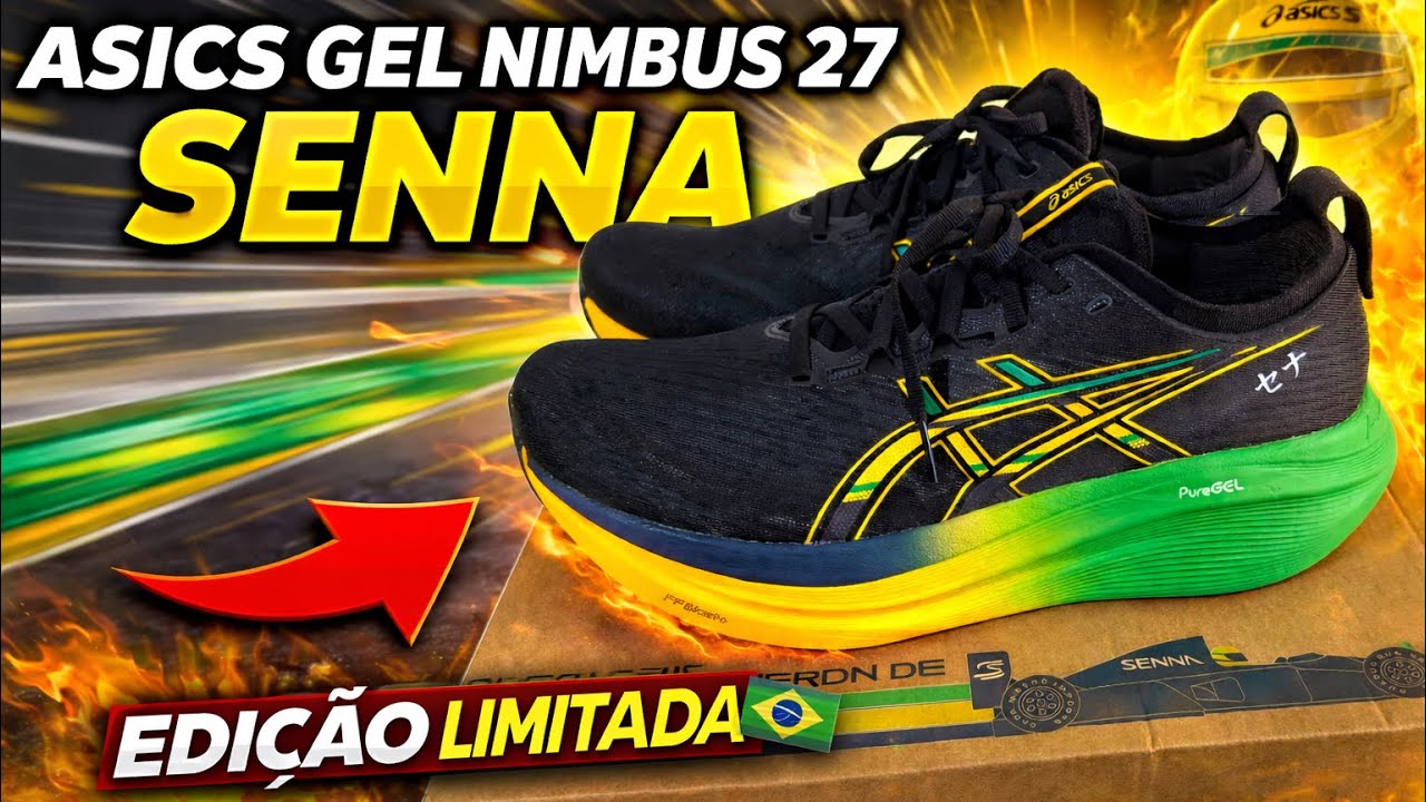 Tudo Sobre o ASICS Gel-Nimbus 27 Senna — Edição Limitada