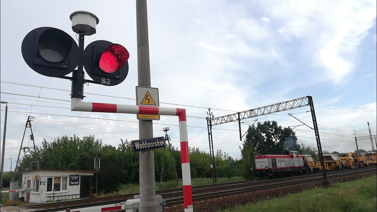 Przejazd kolejowy na ulicy Równina w Toruniu