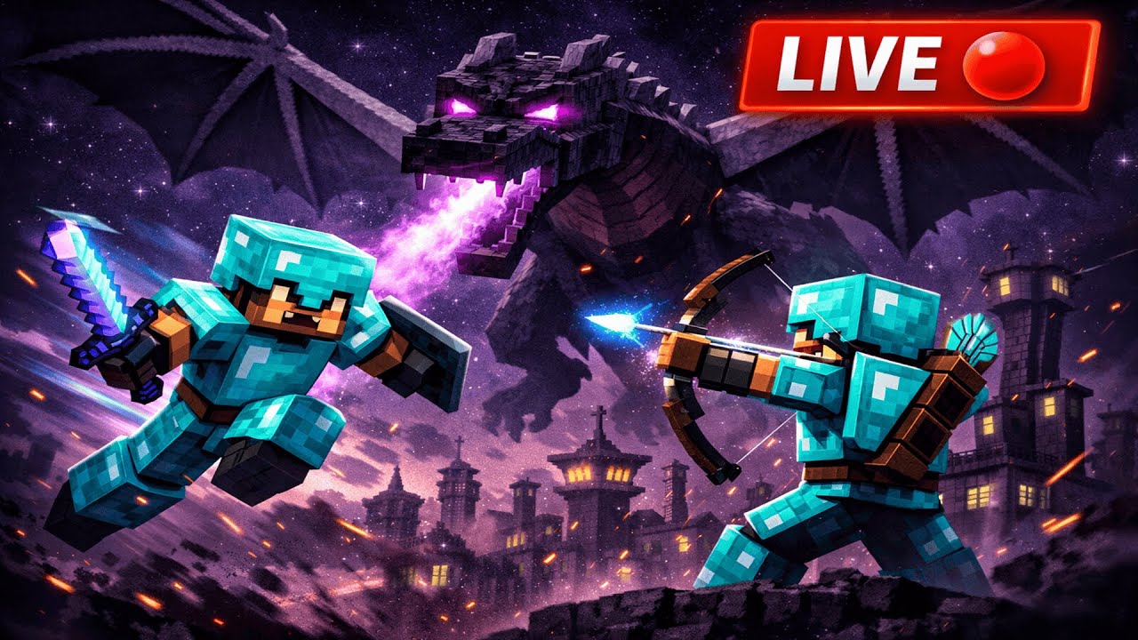 🔴 Minecraft 🔴   წავედით ენდერმენების ფერმა მოვხოდოთ