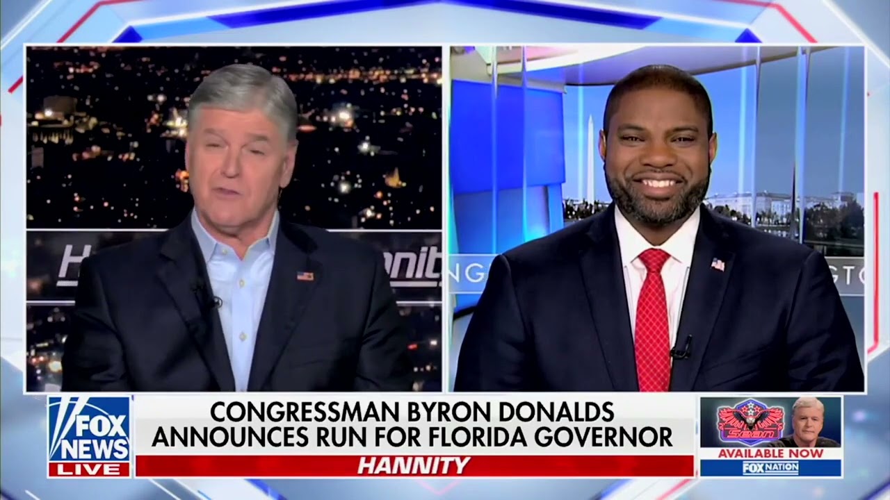 Rep. Donalds Announces Candidacy for Governor of Florida 2.25.25