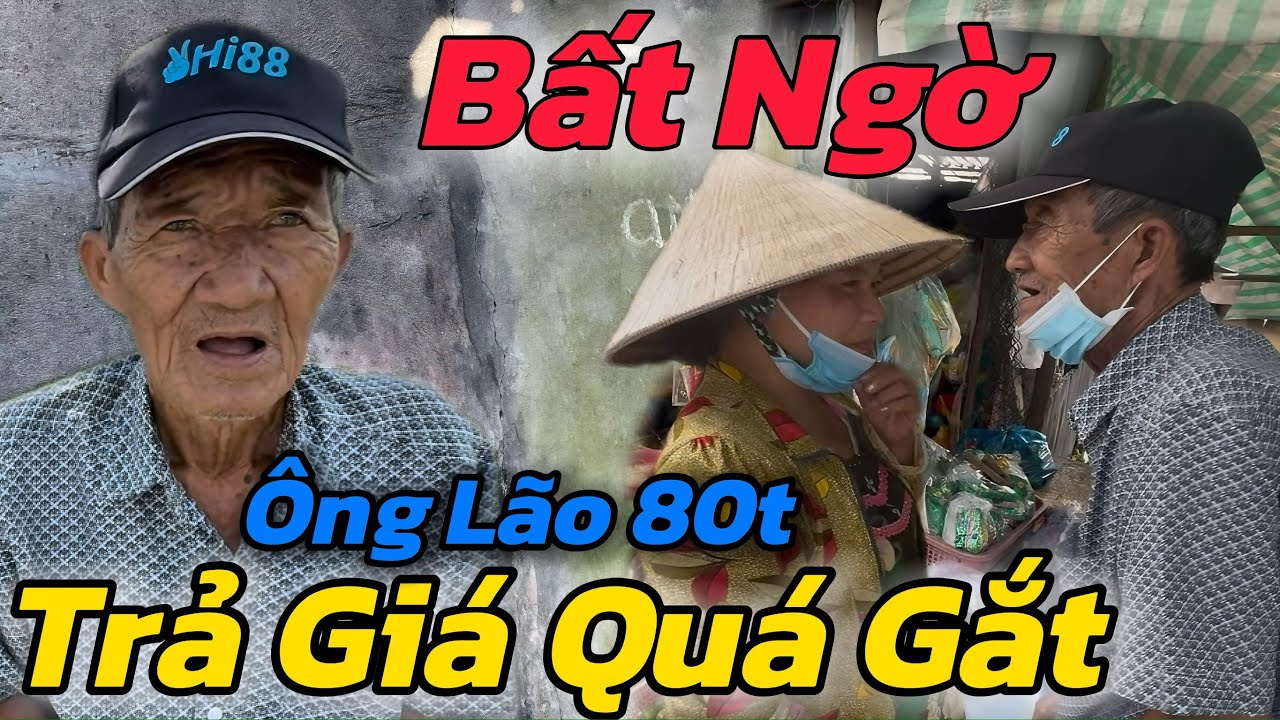 Bất Ngờ, Giữa Chợ Phát Hiện Ông Lão 80t Làm Chuyện Này Khiến Tiểu Thương Lắc Đầu