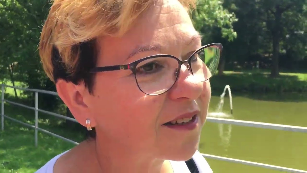 Monika Łyczko sołtys wsi Krowiarki o zawodach wędkarskich Puchar Karasia memoriał Andrzej Turski