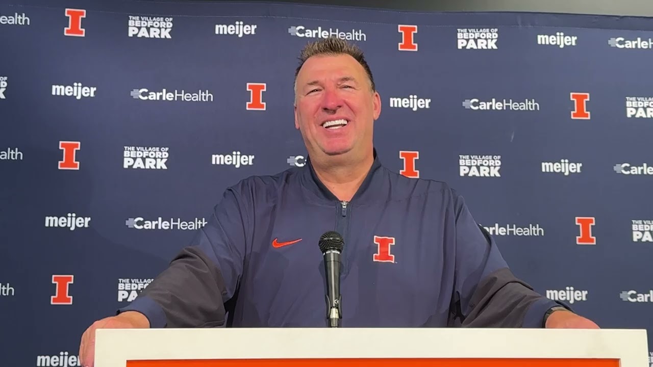 WMU postgame: Illini coach Bret Bielema press conference