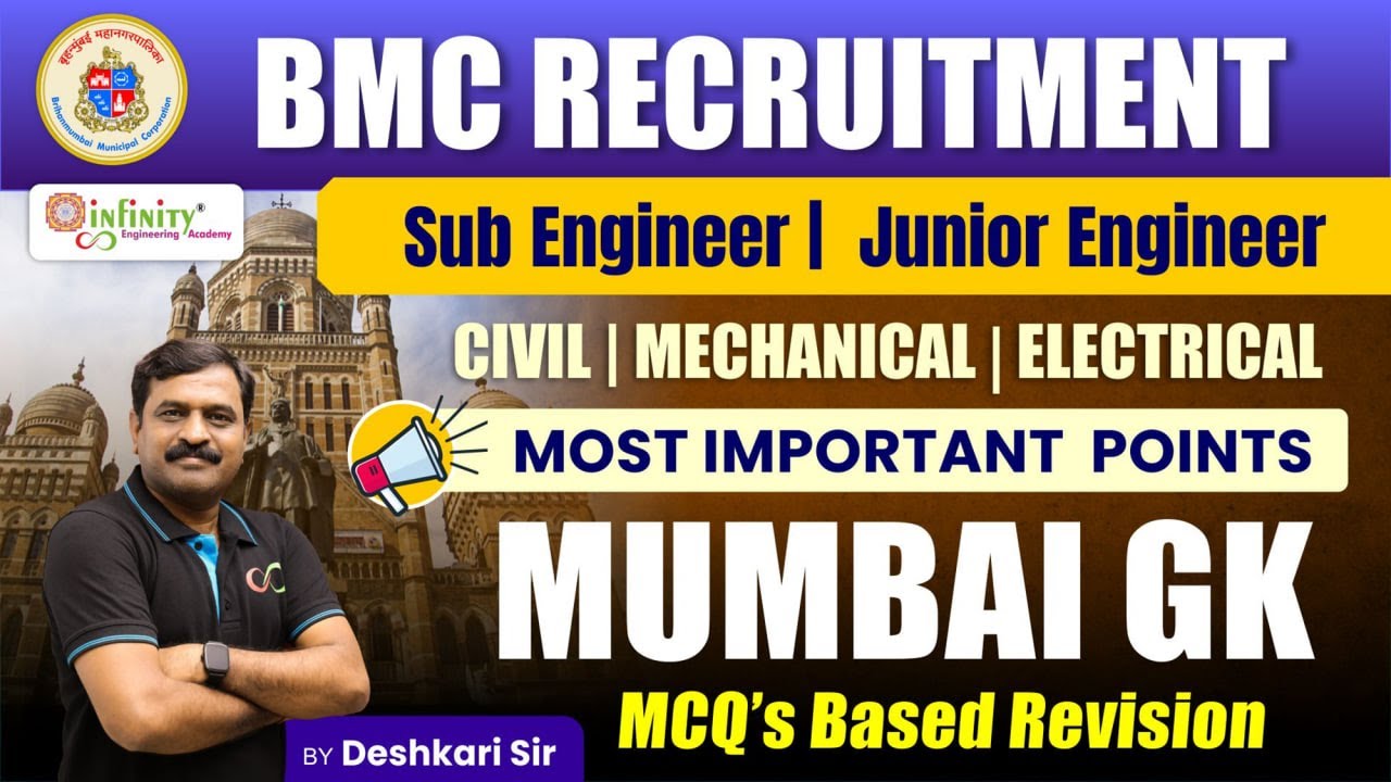 Mumbai GK | BMC Mumbai GK Information | Mumbai Geography | Mumbai History | BMC Preparation Strategy